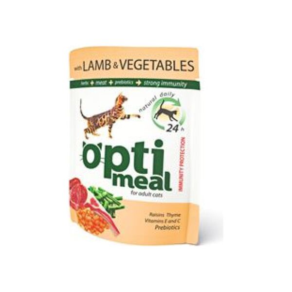 Optimeal OPTIMEAL saszetka 85g JAGNIĘCINA Z WARZYWAMI