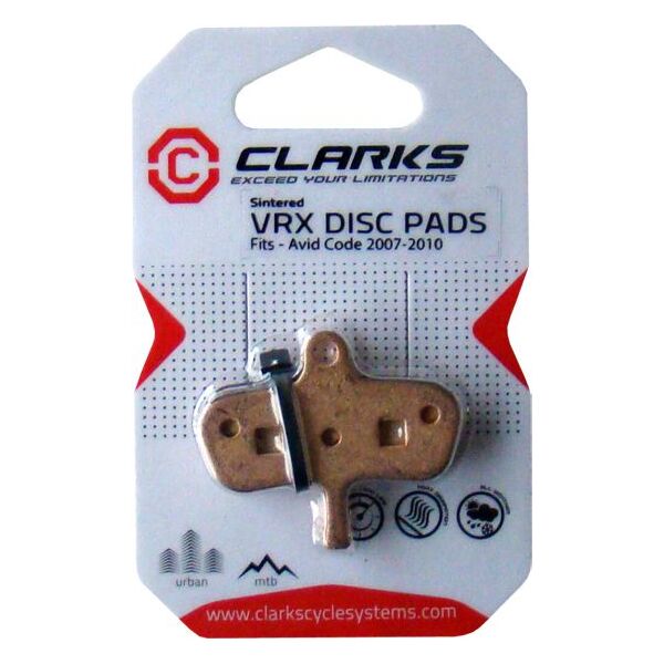 Clarks Okładziny hamulcowe AVID (Code) metaliczne spiekane