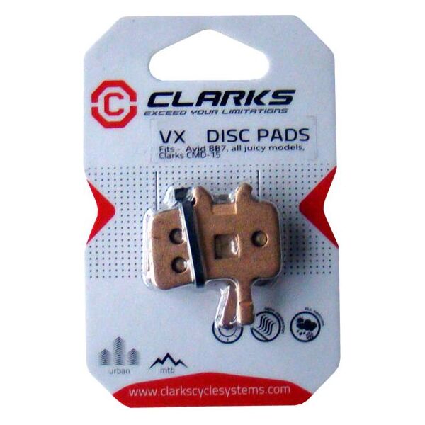 Clarks Okładziny hamulcowe AVID (Juicy 3,5,7, 7 Carbon, Ultimate, BB7) organiczne
