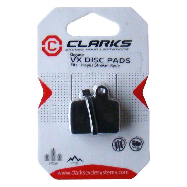 Clarks Okładziny Hamulcowe HAYES (Stroker Ryde - Dyno) Organiczne