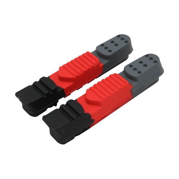 Clarks Wkładki hamulcowe CLARK'S CPS220 SZOSA (Shimano, Sram, Tektro, Warunki Suche i Mokre) 55mm czarno-czerwono-szare