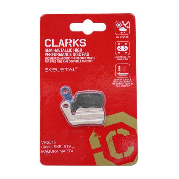 Clarks Okładziny hamulcowe MAGURA (Marta 2002-2008, Marta SL) CLARKS (EXO, Skeletal) pół metaliczne
