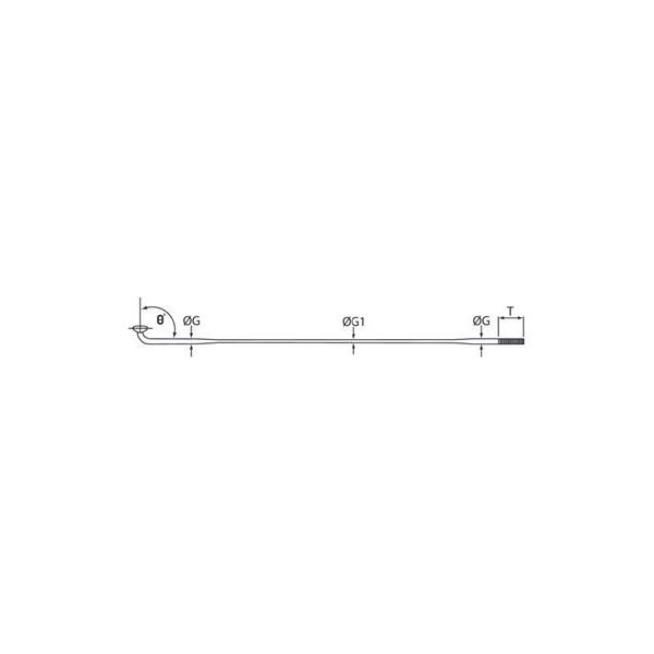 Cn Spoke Szprychy DB454 2.0-1.8-2.0 stal nierdzewna 290mm czarne + nyple 144szt. (CN-DB454-290C)