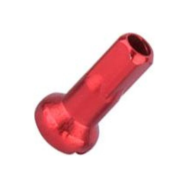 Cn Spoke Nyple AN18 18mm z klejem aluminiowe czerwone 72szt.