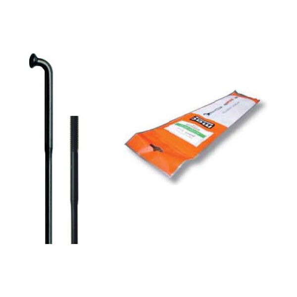 Cn Spoke Szprychy DB474 2.0-1.5-2.0 stal nierdzewna 250mm czarne 36szt.