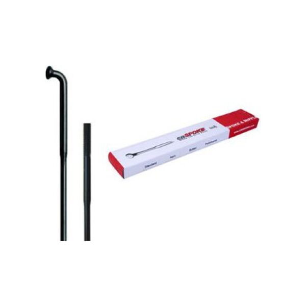 Cn Spoke Szprychy DB454 2.0-1.8-2.0 stal nierdzewna 272mm czarne + nyple 144szt. (CN-DB454-272C)