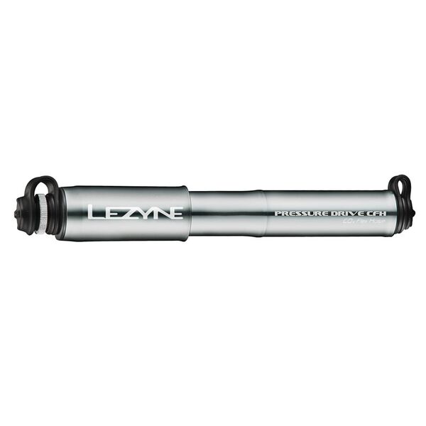 Lezyne Pompka ręczna Pressure Drive CFH HP 120psi metalowy przewód CO2 + 1x nabój gazowy 16g grafitowa (LZN-1-C2-PRCFH-V219)