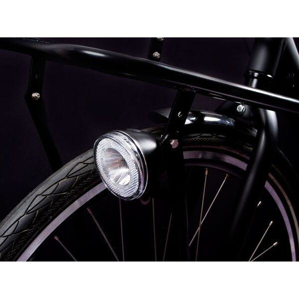 SPANNINGA Lampka przednia SWINGO XDO pod dynamo czarna (SNG-H070308)