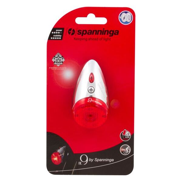SPANNINGA Lampka tylna Nr 9 XDS pod dynamo (SNG-4475018)