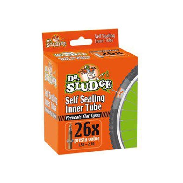 Weldtite Dętka z płynem antyprzebiciowym DR SLUDGE PUNCTURE PROTECTION INNER TUBE 26" x 1.50-2.10 presta (WLD-04015)