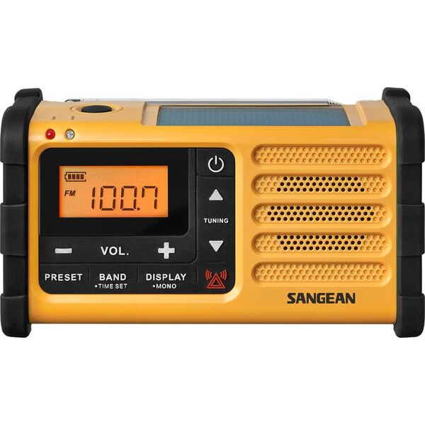 Radio Sangean Sangean MMR-88 DAB+ yellow Emergency/Crank/Solar Radio (MMR-88DAB+) - 297369