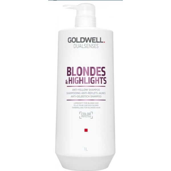 Goldwell DUALSENSES Blondes & Highlights Anty Yellow Szampon neutralizujący do włosów blond 1000 ml