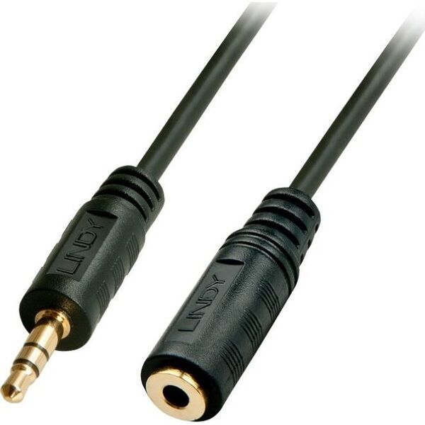 Kabel Lindy Jack 3.5mm - Jack 3.5mm 2m czarny (35652)