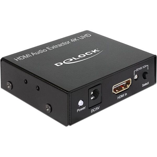 System przekazu sygnału AV Delock Audio Extractor 4K (62692)