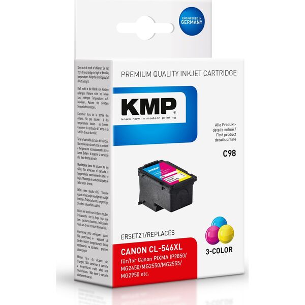 Tusz KMP Patrone Canon PG540XL comp. color C98 - 1563,4030