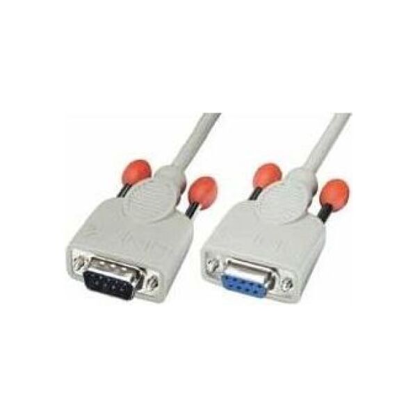 Lindy DB-9 - DB-9, 0.5m, Szary (31518)