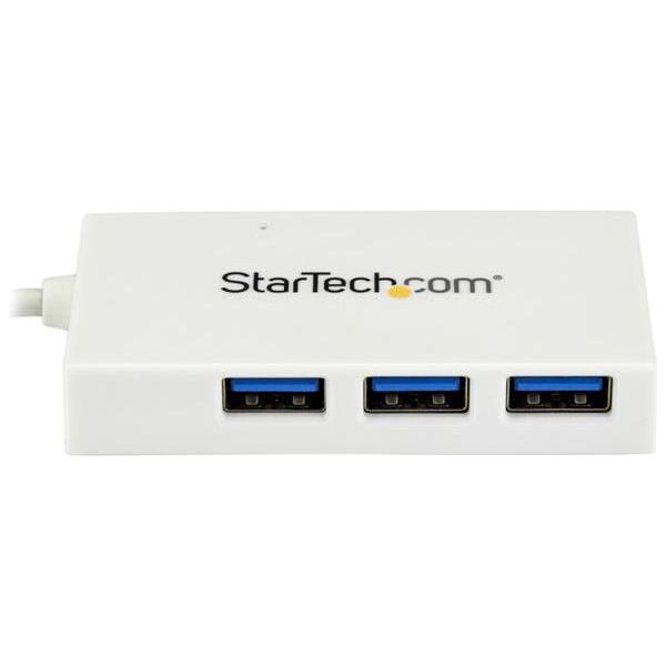 HUB USB StarTech 1x USB-C  + 3x USB-A 3.0 (HB30C3A1CFBW)