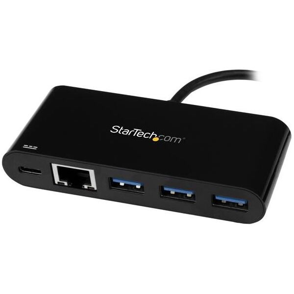 HUB USB StarTech 1x RJ-45 1x USB-C  + 3x USB-A 3.0 (HB30C3AGEPD)