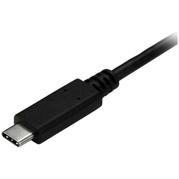 Kabel USB StarTech USB-A - USB-C 1 m Czarny (USB315AC1M)