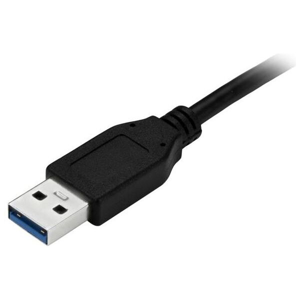 Kabel USB StarTech USB-A - USB-C 1 m Czarny (USB315AC1M)