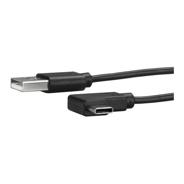 Kabel USB StarTech USB-A - USB-C 1 m Czarny (USB2AC1MR)