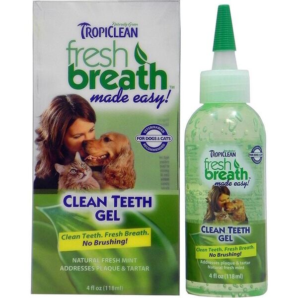 Tropiclean Fresh Breath Clean Teeth Gel 118ml