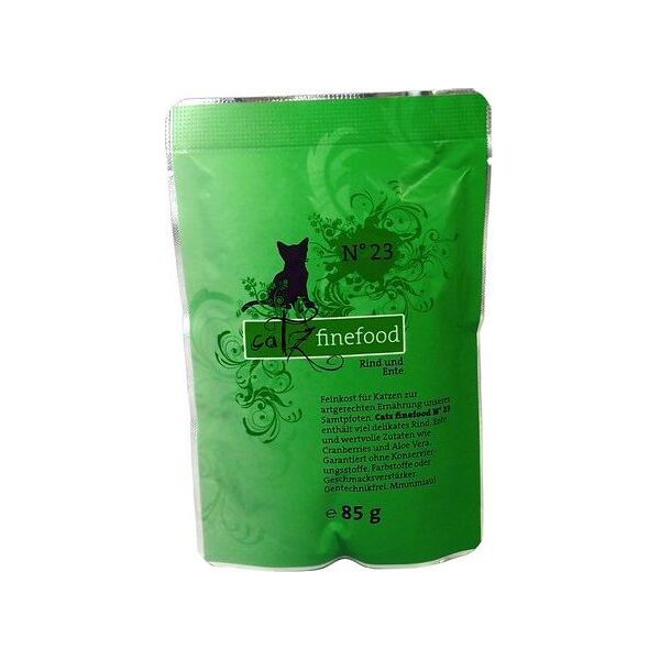 Catz Finefood N.23 Wołowina i Kaczka saszetka 85g