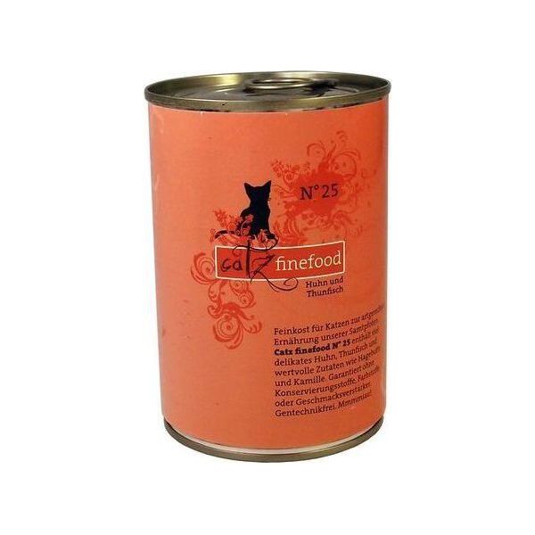 Catz Finefood N.25 Kurczak i Tuńczyk puszka 400g