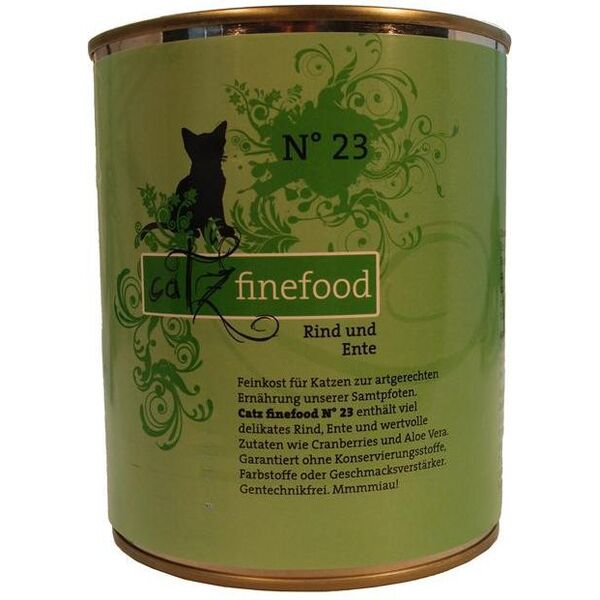 Catz Finefood N.23 Wołowina i Kaczka puszka 800g