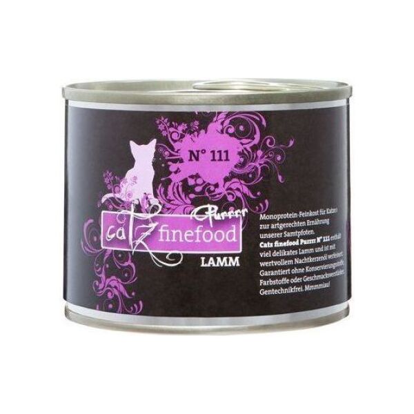 Catz Finefood Purrrr N.111 Jagnięcina puszka 200g