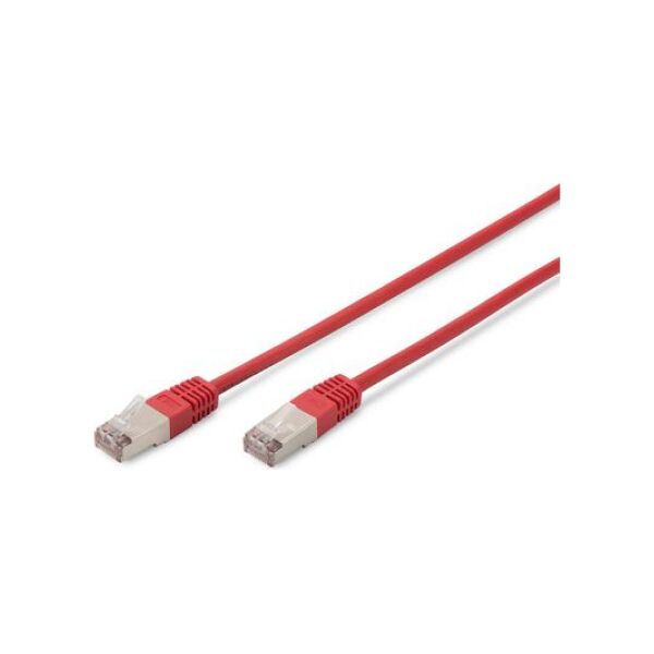Digitus Patchcord CAT 5e, SF/UTP, 10m, czerwony (DK-1531-100/R)