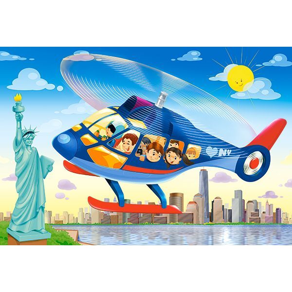 Castorland Puzzle x 4 - Travel the World (247018)