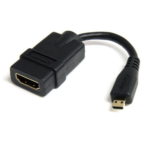 Adapter AV StarTech HDMI Micro - HDMI czarny (HDADFM5IN)