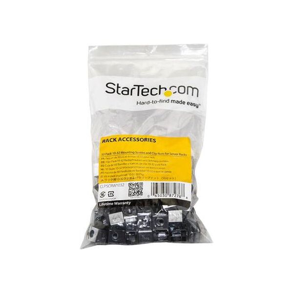 StarTech Zestaw śrubki 10-32/nakrętki - 50kpl. (CLPSCRW1032)