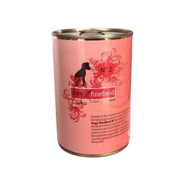 Dogz Finefood N.02 Wołowina puszka 400g