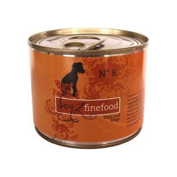 Dogz Finefood N.08 Indyk i koza puszka 200g