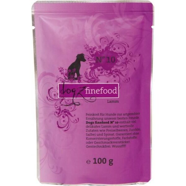 Dogz Finefood N.10 Jagnięcina saszetka 100g