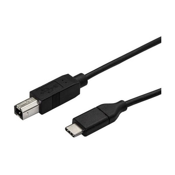 Kabel USB StarTech USB-C - USB-B 0.5 m Czarny (USB2CB50CM)