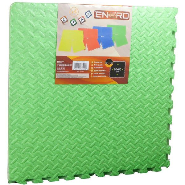 Enero Mata ochronna 60 cm x 60 cm x 1.2 cm zielona