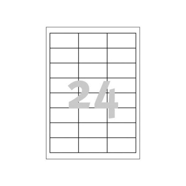 Avery Zweckform ETYK.ZF 3658 64,6X33,8 MAR.G/D 2400 ETYKIETA - 3658