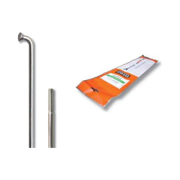Cn Spoke Szprychy 134T 2.3-2.3-2.0 stal nierdzewna 292mm srebrne 72szt.