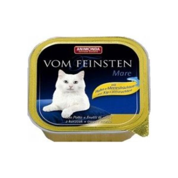 Animonda VOM FEINSTEN KOT 100G MARE LOSOS/KREWETKI SZALKA