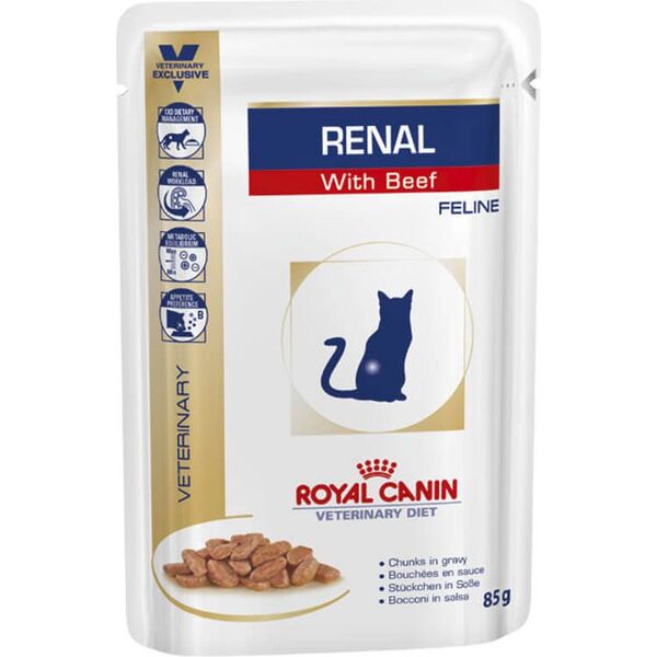 Royal Canin CAT DIET RENAL 85G BEEF/WOŁOWINA