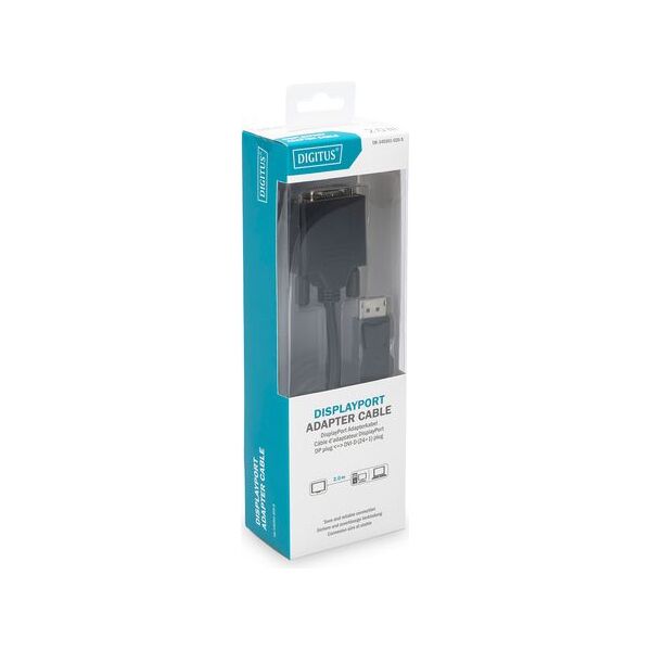 Kabel Digitus DisplayPort - DVI-D 2m czarny (DB-340301-020-S)