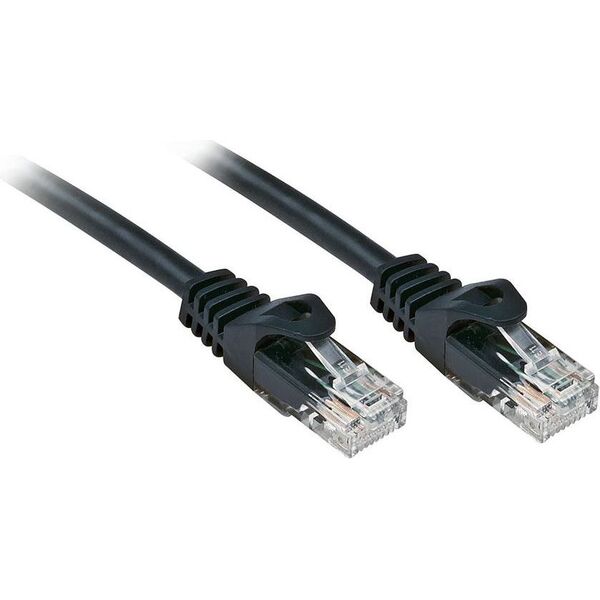 Lindy Patchcord Cat6, U/UTP, 2m, czarny (48193)