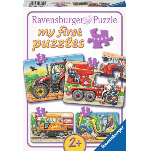 Ravensburger Puzzle 2/4/6/8el W pracy (069545)