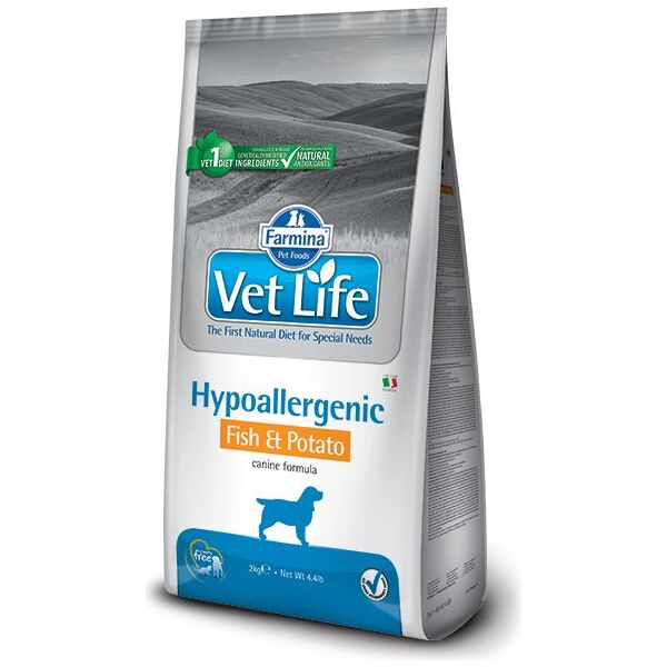 Farmina Pet Foods Vet Life Hypoallergenic Fish And Potato Pies 12kg
