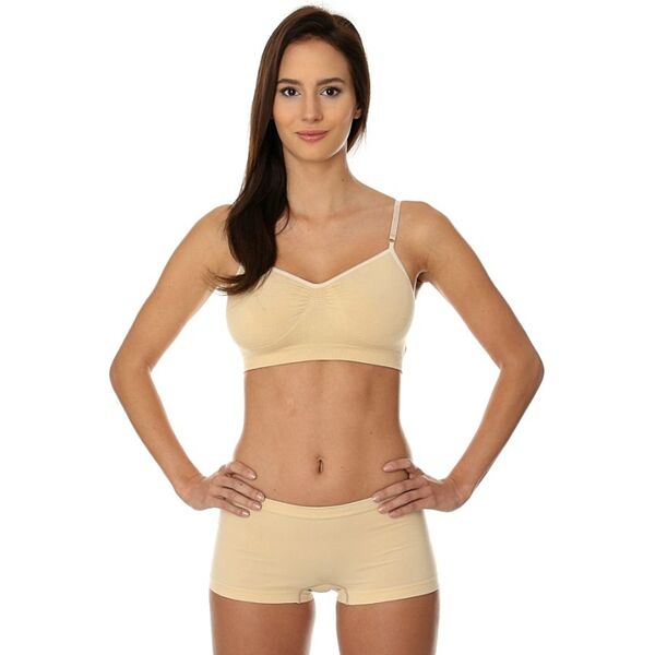 Brubeck Biustonosz Comfort Cotton beżowy r. 70A (BR00012A)