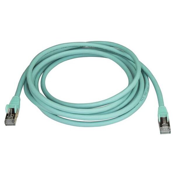 StarTech Patchcord CAT6A, STP, 3m, błękitny (6ASPAT3MAQ)