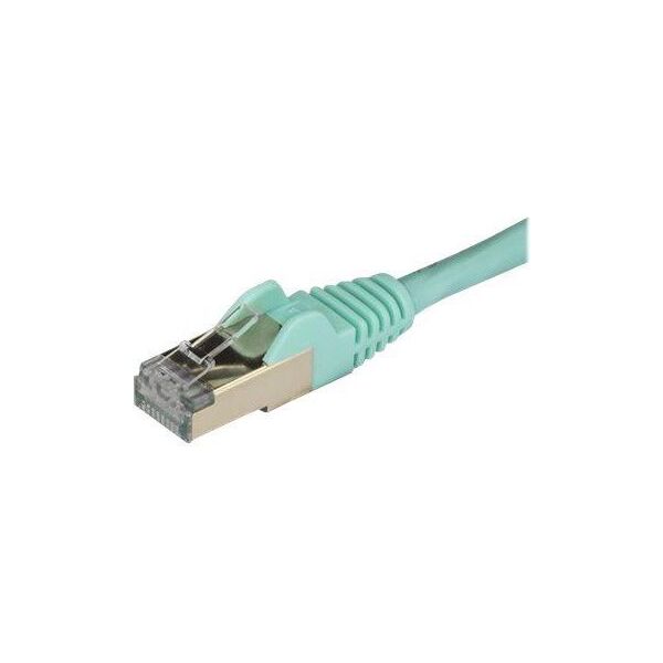 StarTech Patchcord CAT6A, STP, 2m, błękitny (6ASPAT2MAQ)